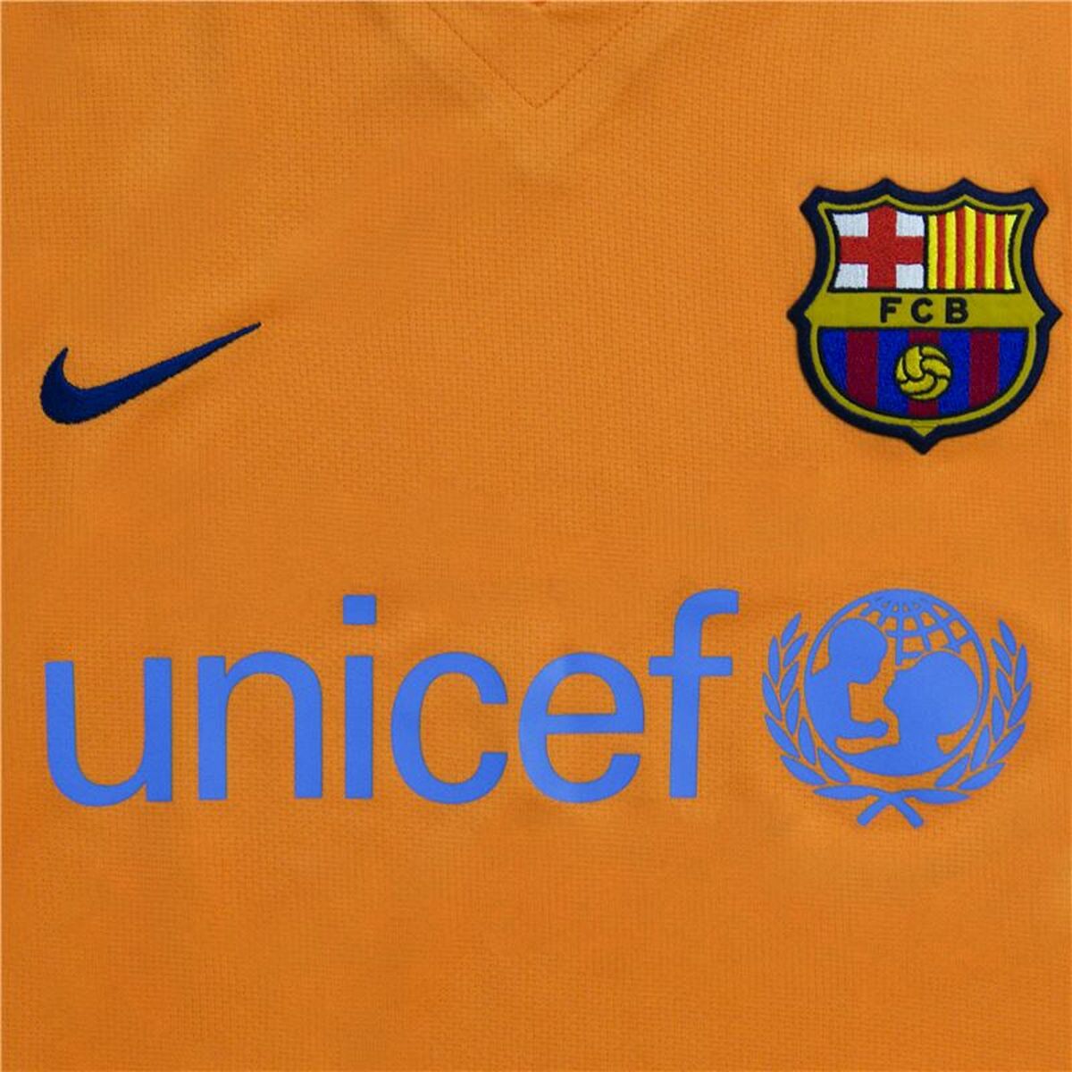 Nike Football Futbol Club Barcelona 07-08 Away (third Kit Men's T-Shirt - Orange - product view 12