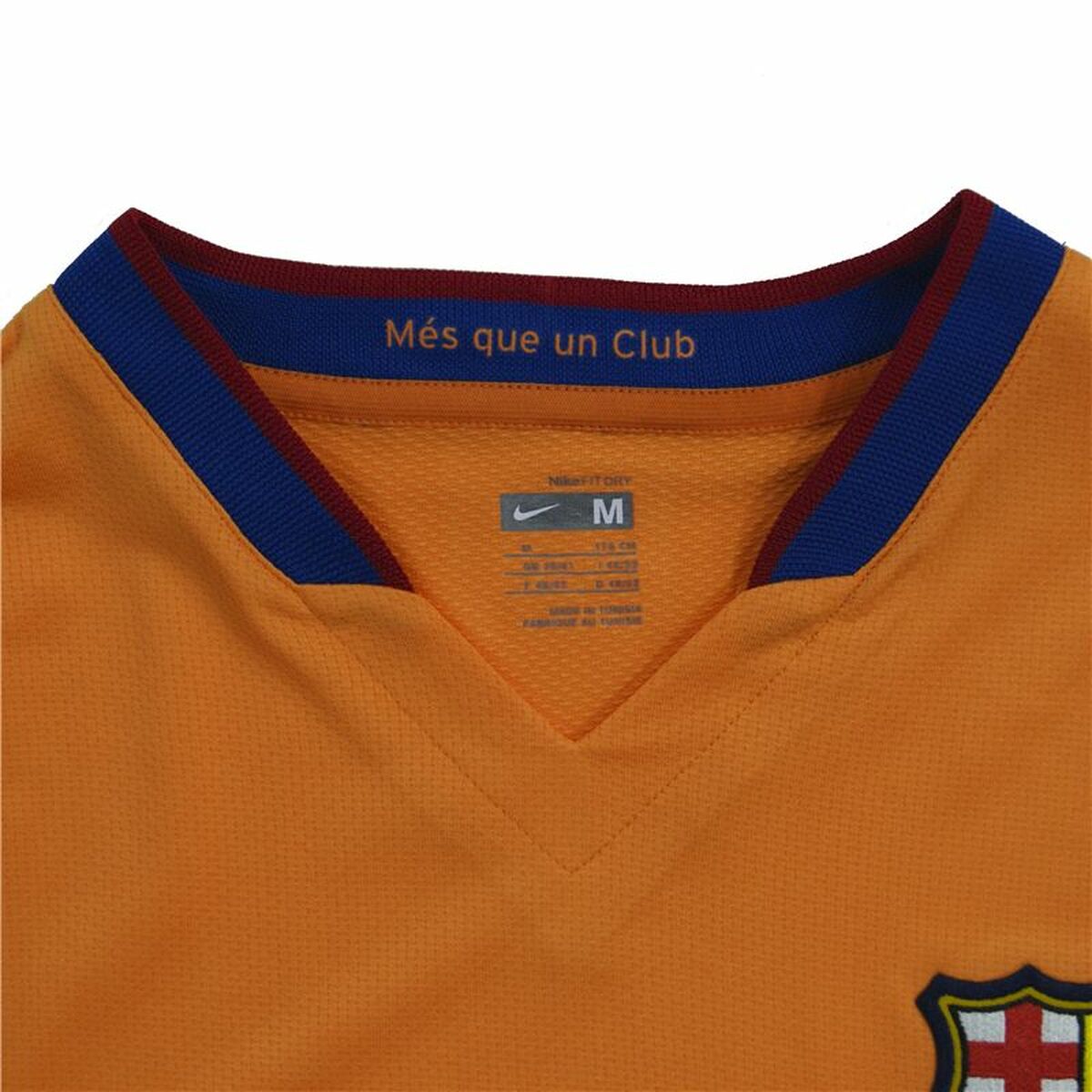 Nike Football Futbol Club Barcelona 07-08 Away (third Kit Men's T-Shirt - Orange - product view 14