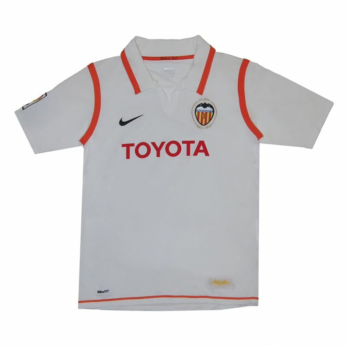 Nike Short-sleeved Football Shirt Valencia CF 08/09 Home Men's Shirt - White - product view 3