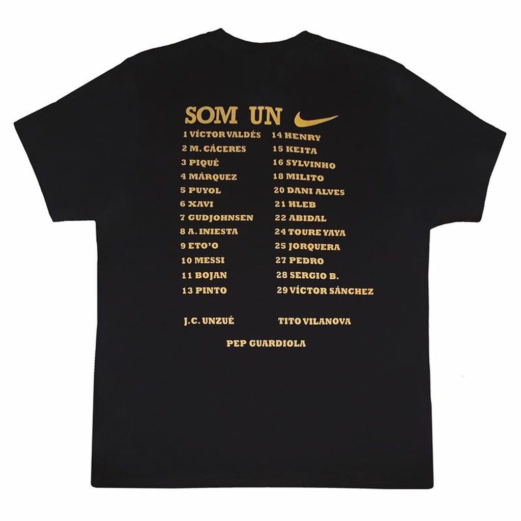 Nike Short-sleeved Football Shirt Barça Triplete Men's Shirt - Black - product view 7