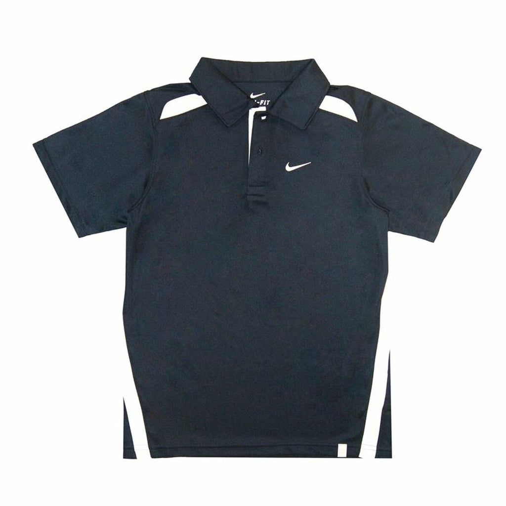 Nike Short Sleeve Dri-FIT Club Kids' Polo Shirt - Dark blue - product view 2