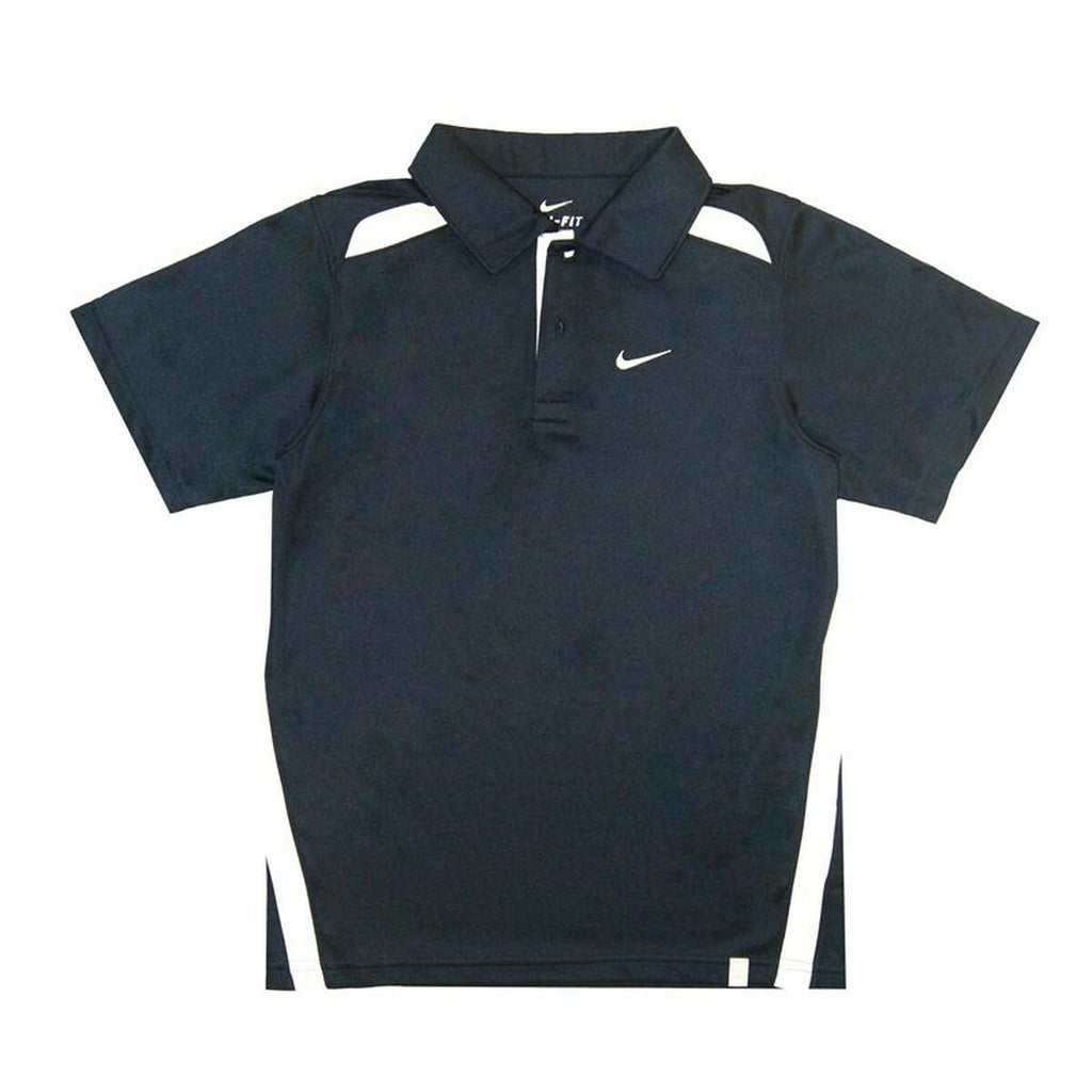 Nike Short Sleeve Dri-FIT Club Kids' Polo Shirt - Dark blue - product view 5