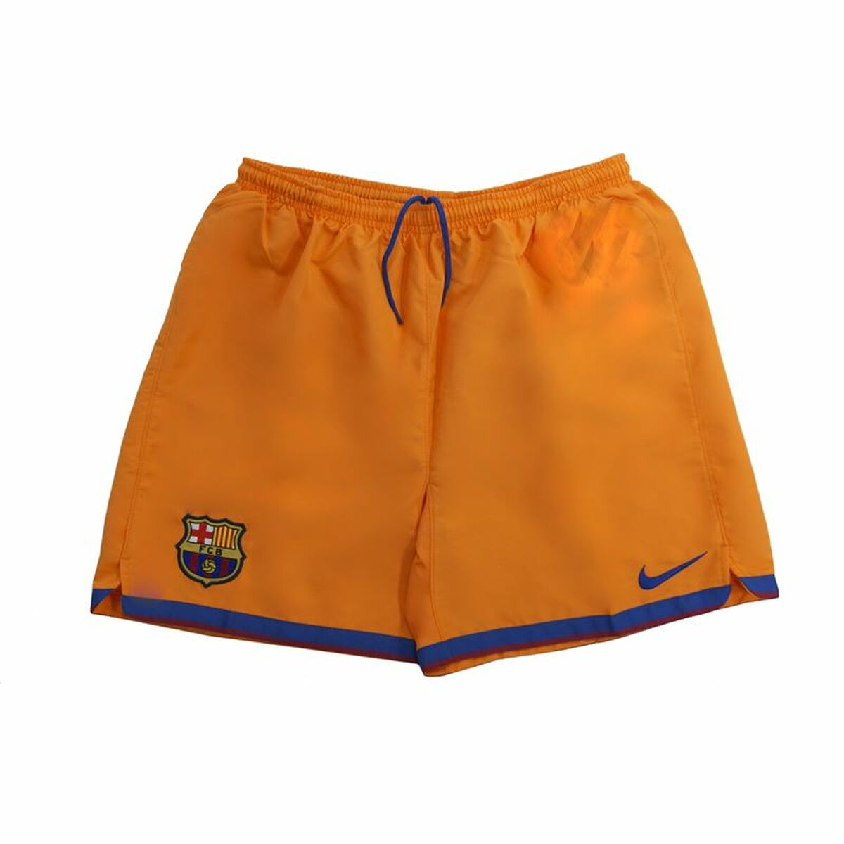 Nike FC Barcelona Third Kit 07/08 Football Kids' Shorts - Orange