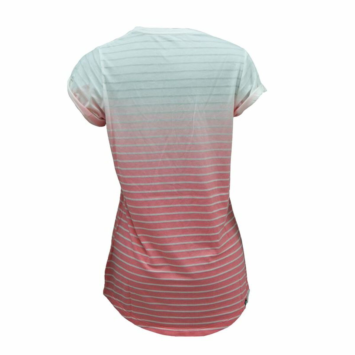 Nike SS Dip Dye Burnout White Women's T-Shirt - Red - product view 10