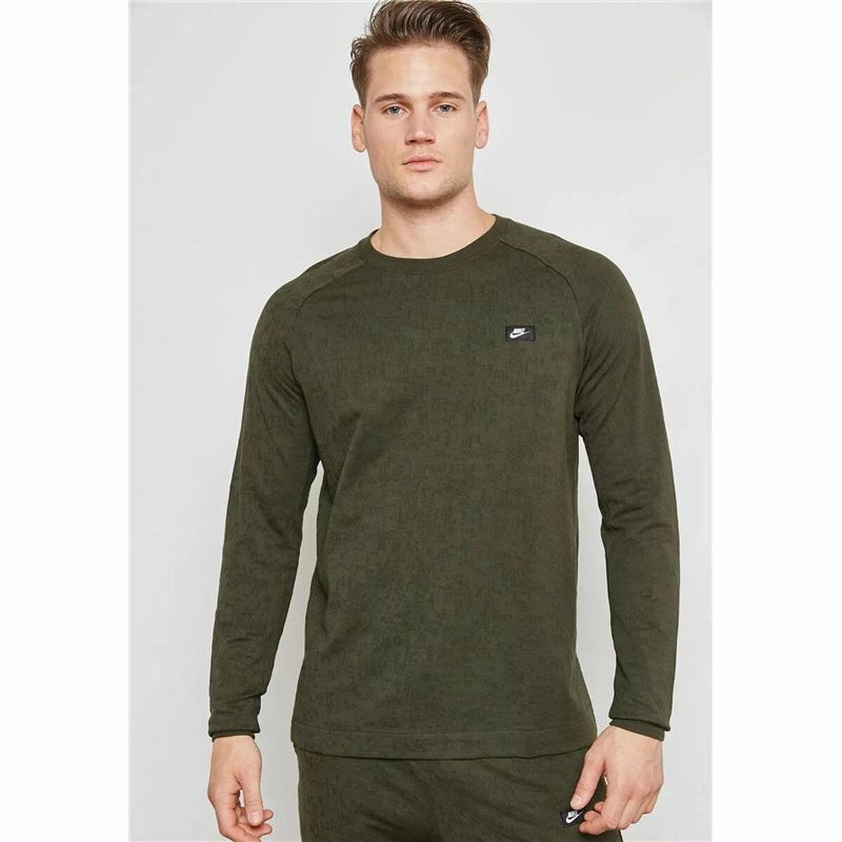 Nike Without Hood Modern Men's Sweatshirt - Green - product view 13