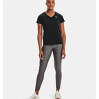 Women’s Short Sleeve T-Shirt Under Armour Tech SSV Solid Black