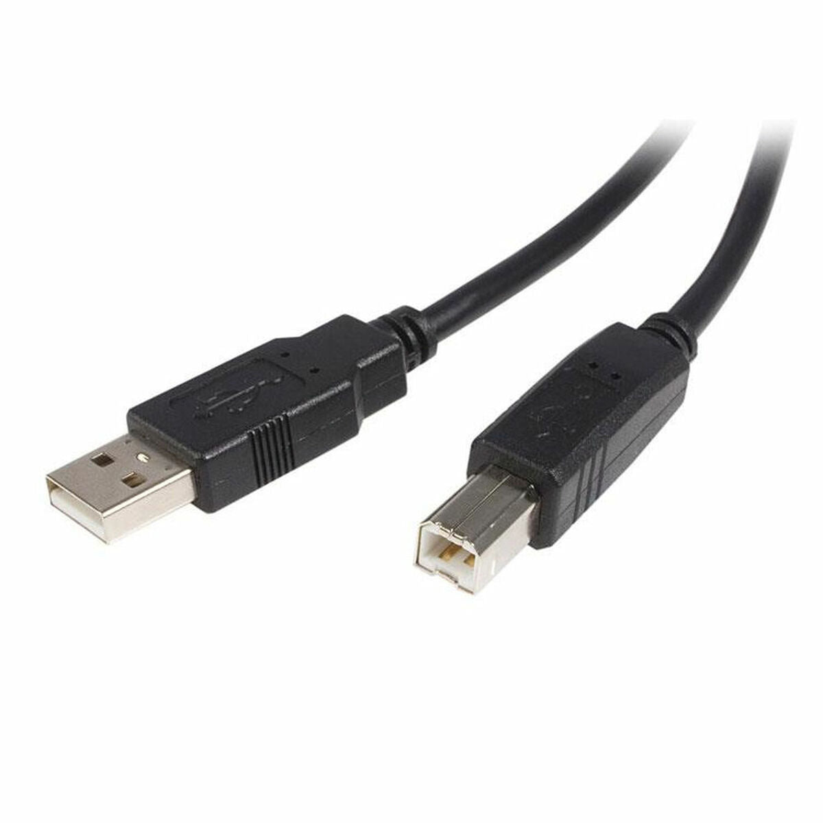 Startech USB A to USB B Kabel USB2HAB1M Schwarz – Produktansicht 1