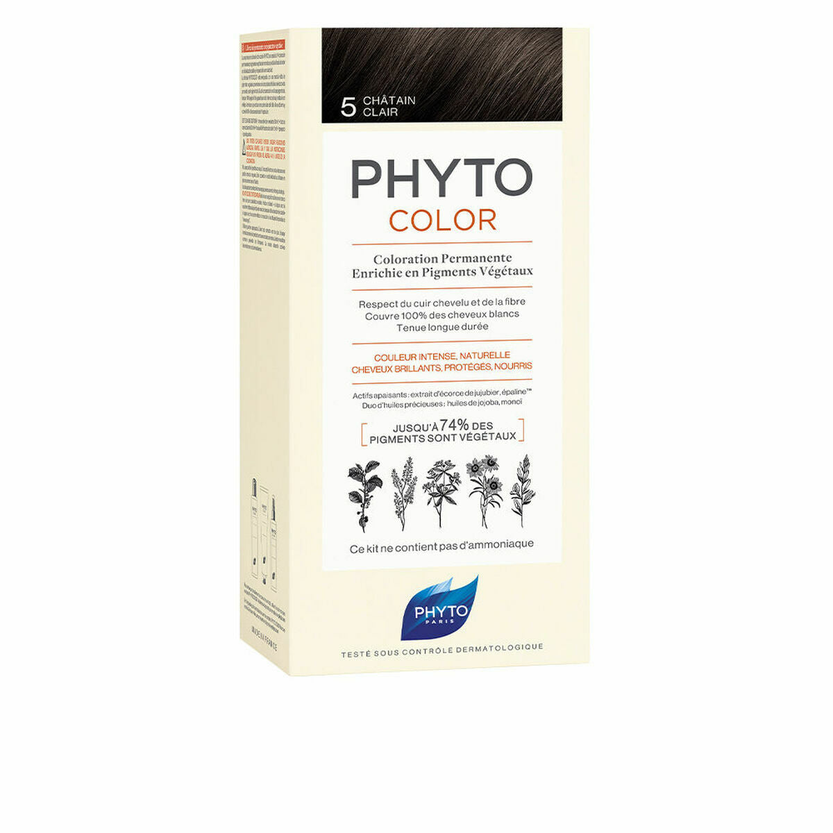 Phyto Paris Permanent Colour Phytocolor 5-castaño claro Nº 5-Castano Claro – Produktansicht 1