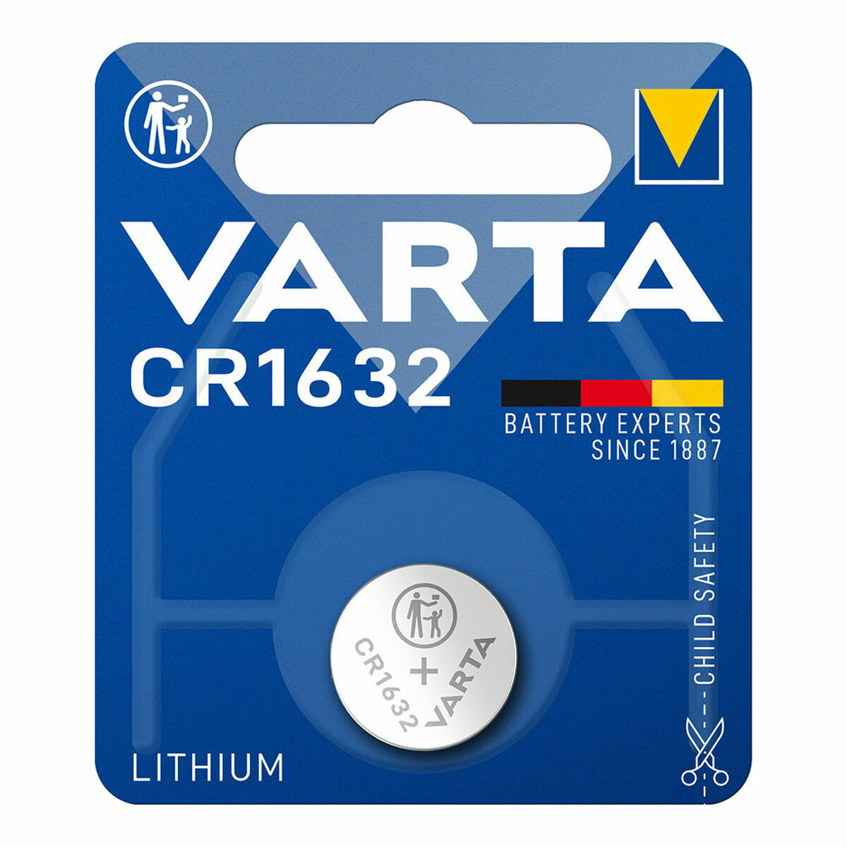 Lithium Button Cell Battery Varta CR1632 3 V 1.55 V – Produktbild 1