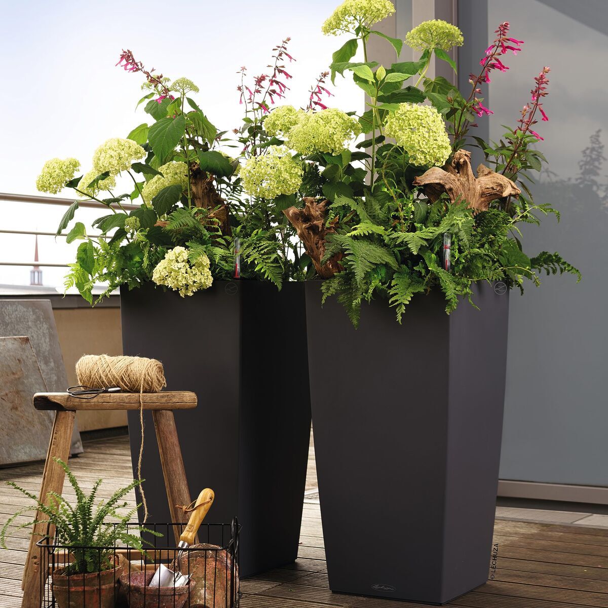 Lechuza Pflanzgefäß 13158 Tafel Polypropylen Kunststoff Bucket – Produktansicht 3
