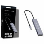 Conceptronic USB USB-Hub HUBBIES13G Grau – Produktansicht 2