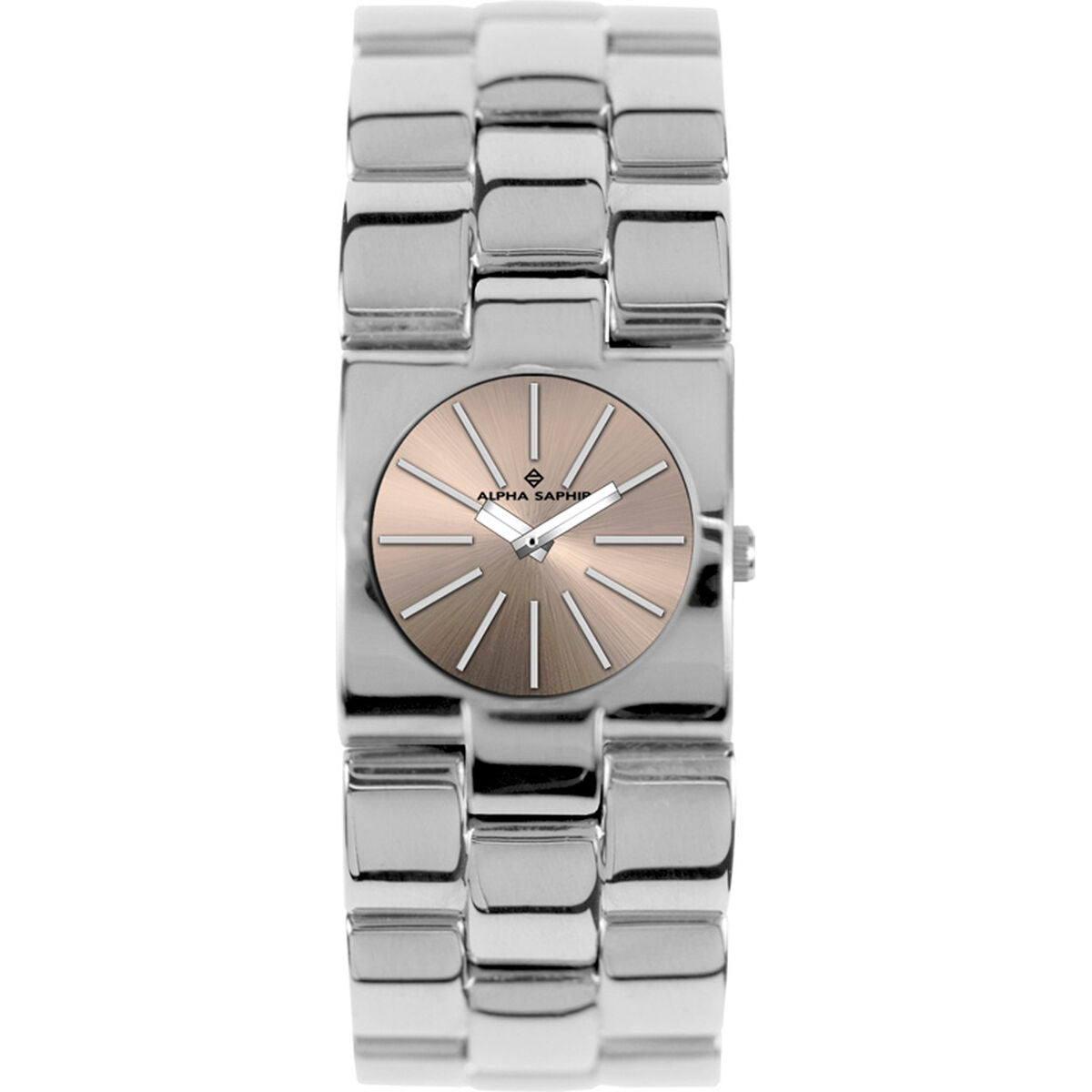 Alpha Saphir Unisex-Armbanduhr 271K Beige Silber – Produktansicht 4