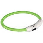 Trixie LED-Halsband für Haustiere Flash USB Grün – Produktansicht 2