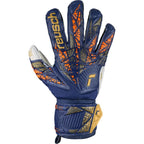 Reusch Goalkeeper Gloves Attrakt Grip Dunkelblau Erwachsene – Produktansicht 2