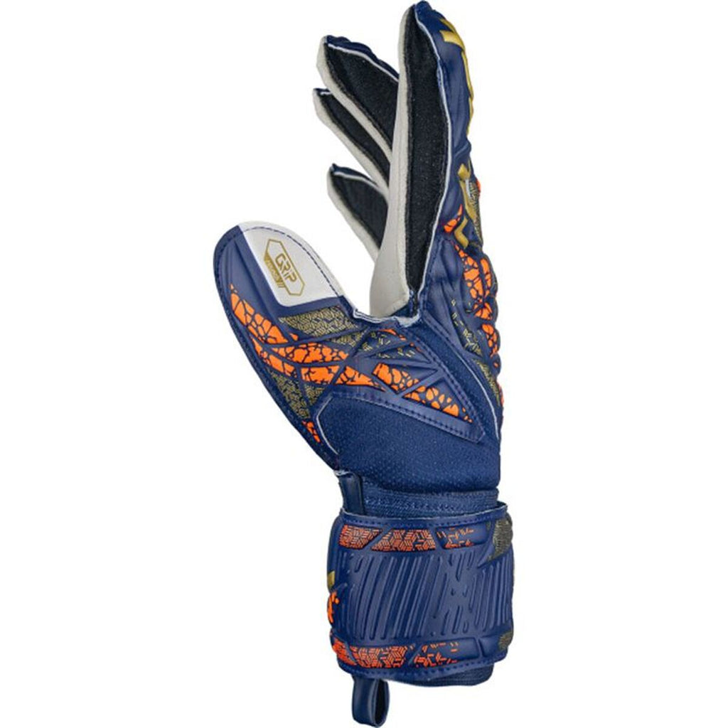 Reusch Goalkeeper Gloves Attrakt Grip Dunkelblau Erwachsene – Produktansicht 3