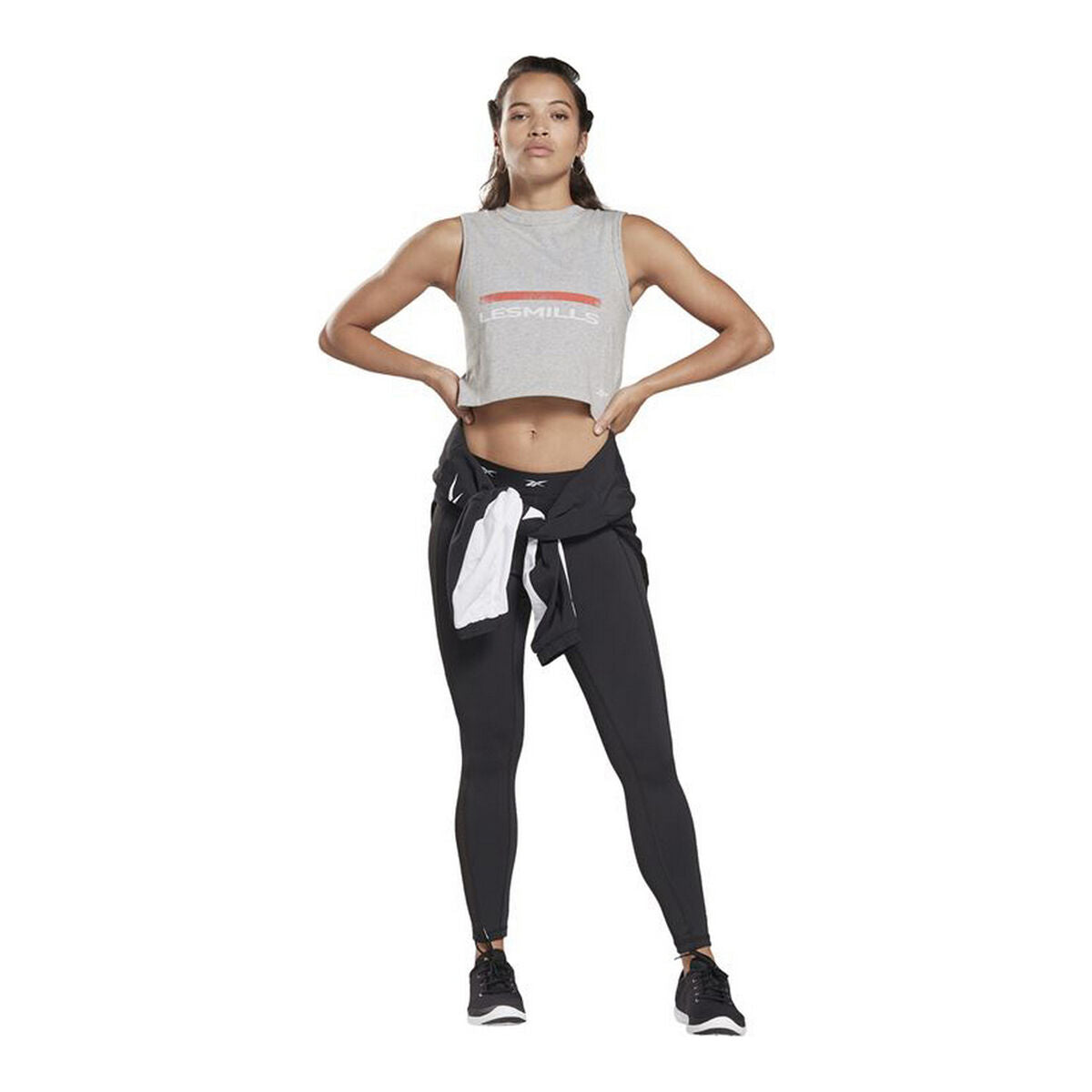 Reebok Damen Ärmellos T-Shirt Les Mills® Graphic – Produktansicht 9