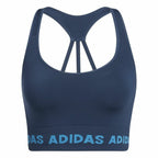 Adidas Sports Bra Aeroknit Women's Sports Bra - Blue - product view 2