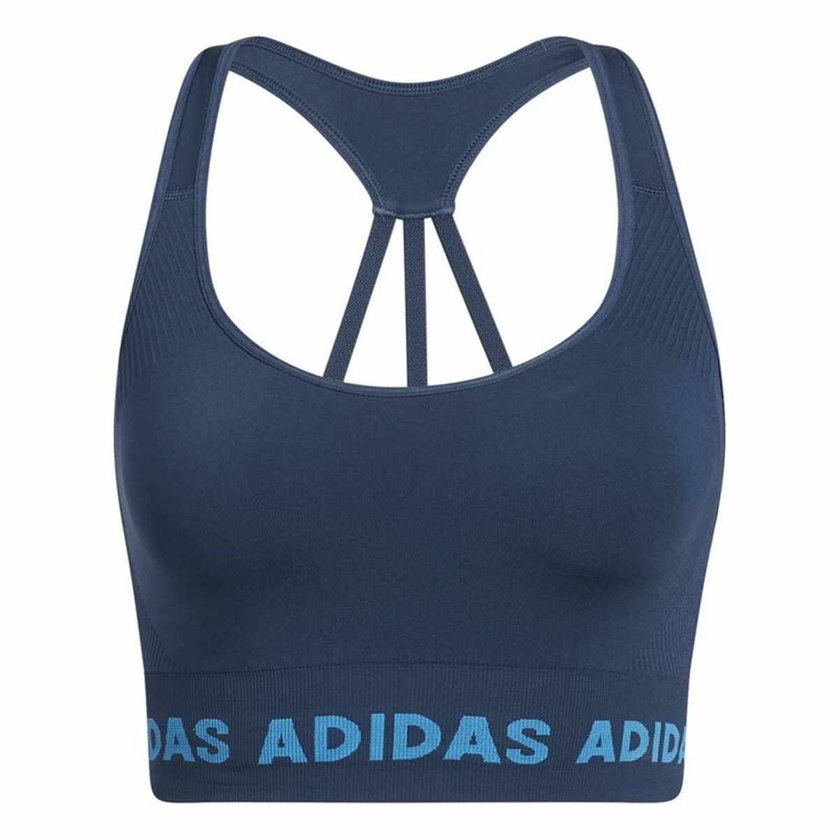 Adidas Sports Bra Aeroknit Women's Sports Bra - Blue - product view 3