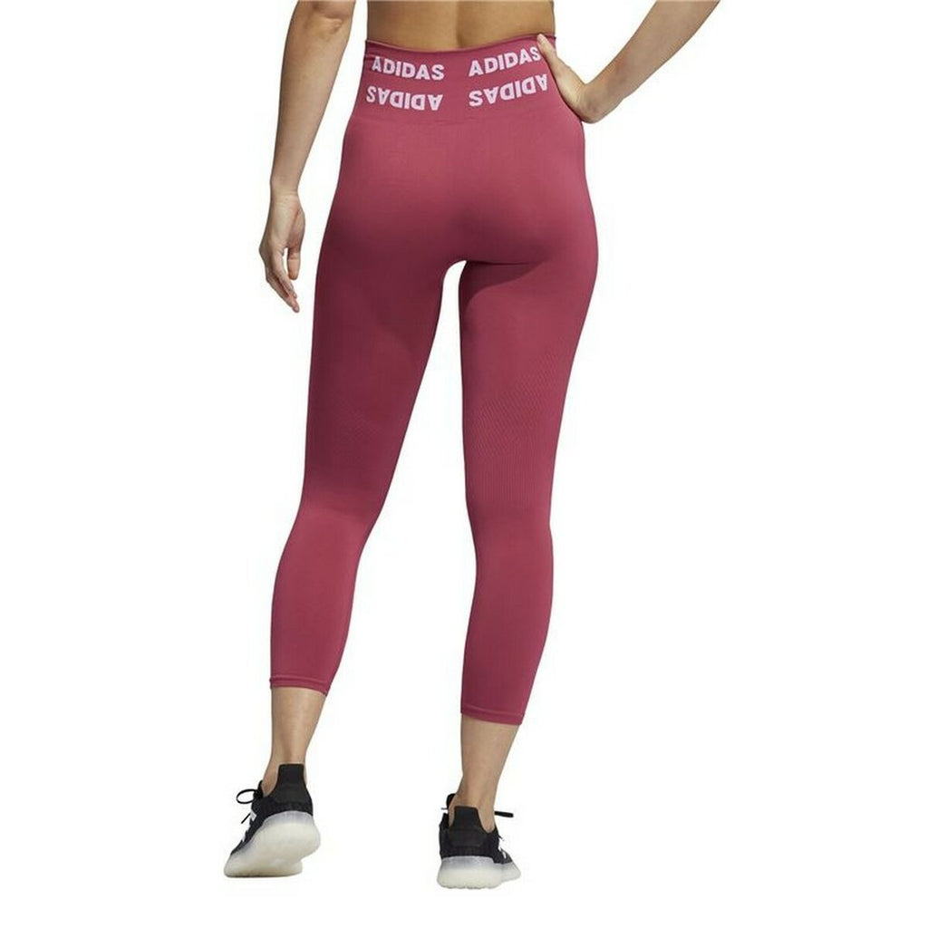 Adidas Aeroknit High-rise Women's Leggings - Red - product view 20