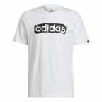 Adidas Brushstroke Logo Men's T-Shirt - White - product view 4