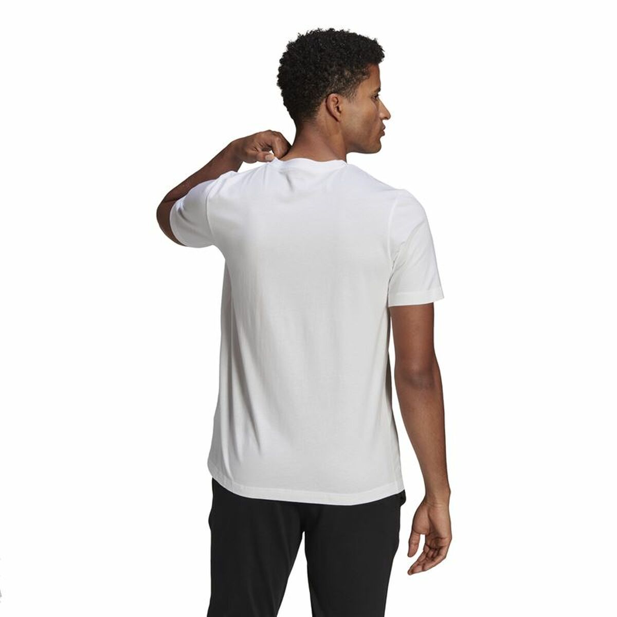 Adidas Brushstroke Logo Men's T-Shirt - White - product view 11