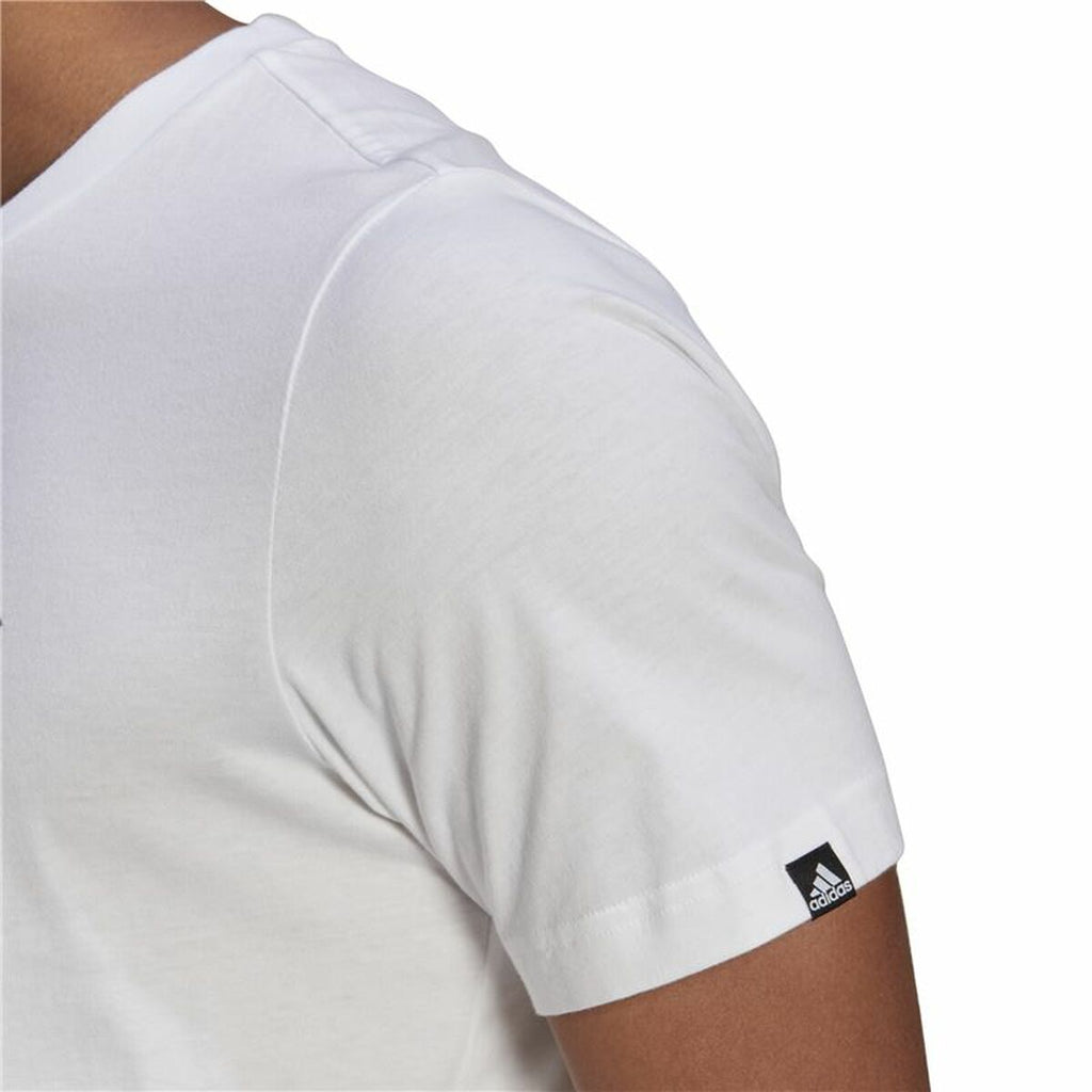 Adidas Brushstroke Logo Men's T-Shirt - White - product view 7
