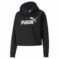 Puma Damen Hoodie Essentials Cropped Logo Schwarz – XS