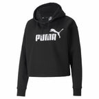 Puma Damen Hoodie Essentials Cropped Logo Schwarz – XS