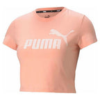 T-shirt Puma Essentials Slim Logo Pink Salmon