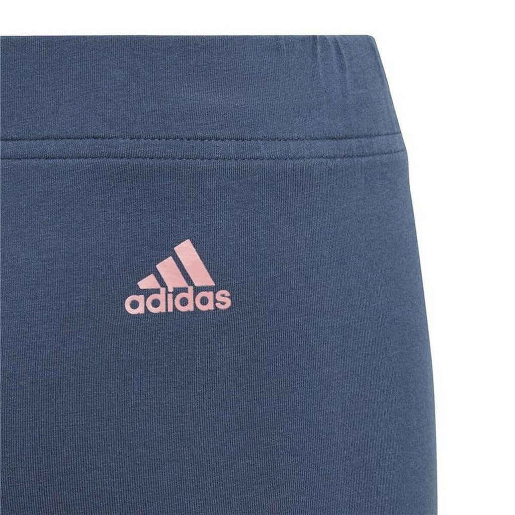 Adidas Essentials Blue Women's Leggings - Steel Blue - product view 10