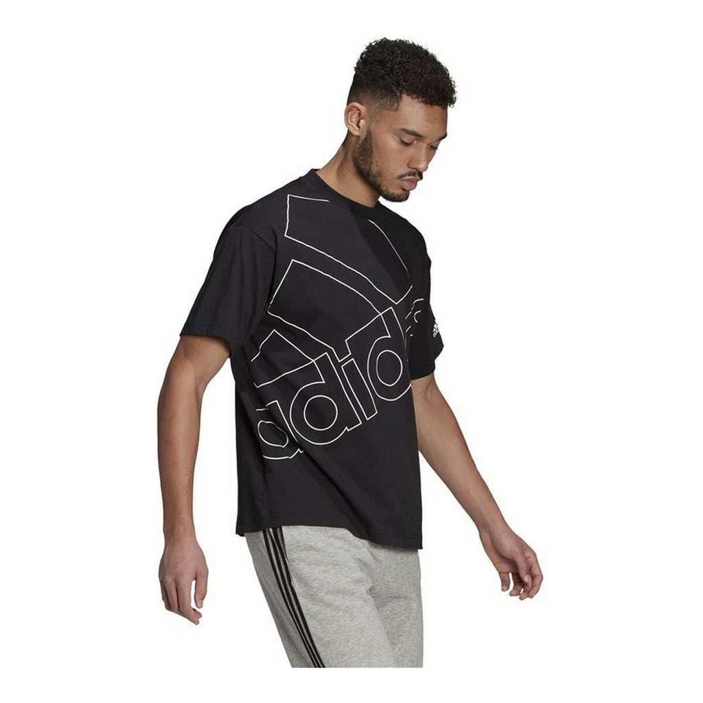 Adidas Giant Logo Men's T-Shirt - Black - product view 5