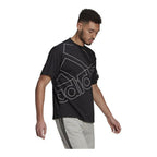 Adidas Giant Logo Men's T-Shirt - Black - product view 5