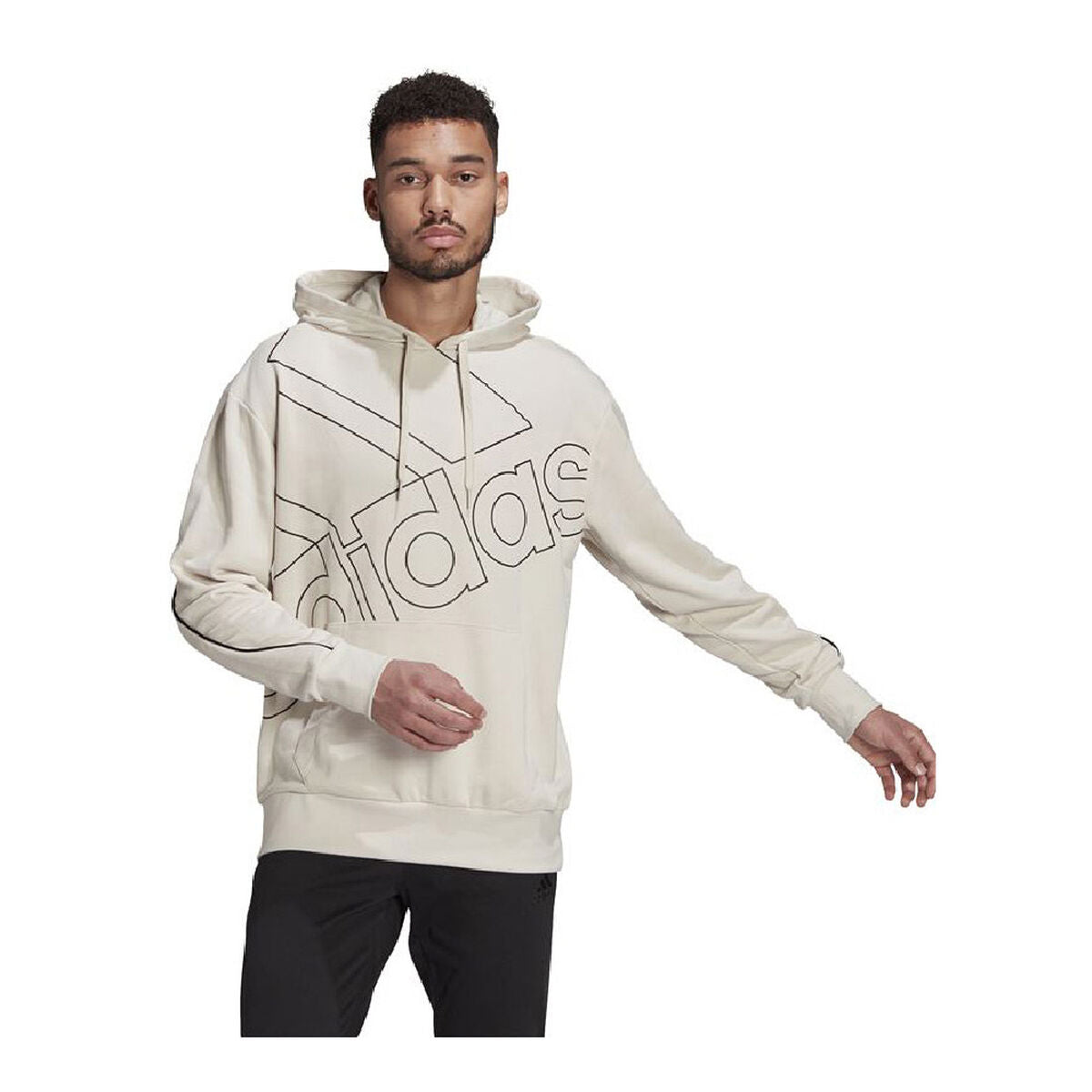 Adidas Giant Men's Hoodie - Beige - product view 7