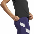 Reebok Damen Kurzarm T-Shirt Workout Ready Supremium Schwarz – Produktansicht 5