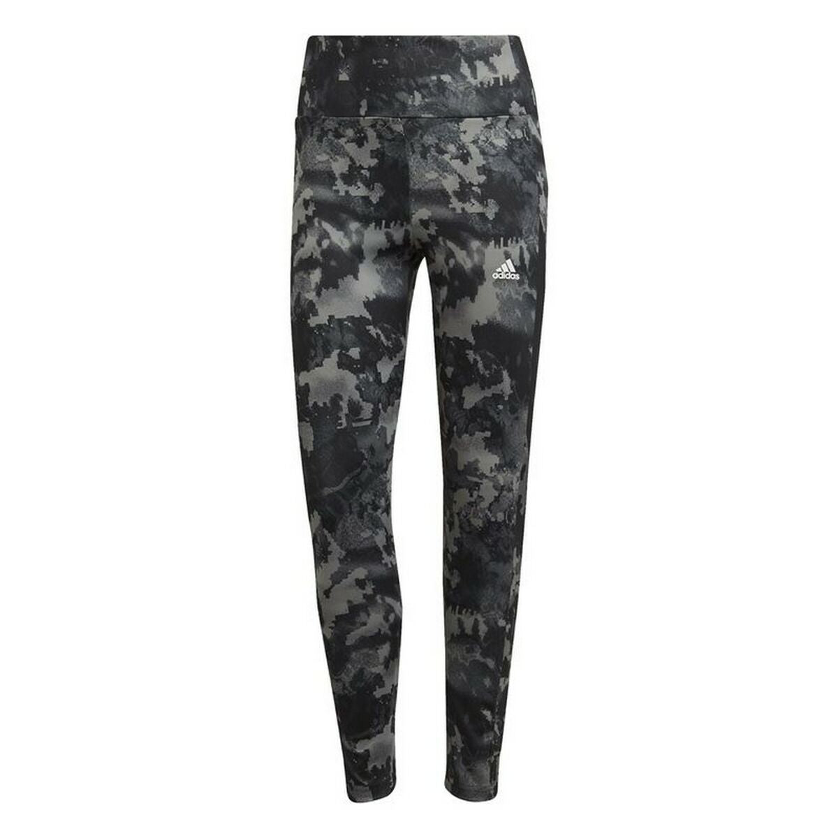 Adidas D2M Print High-rise Women's Leggings - Black