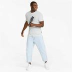 Men’s Short Sleeve T-Shirt Puma Power Logo M White