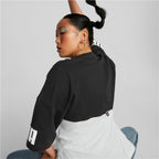 Women’s Short Sleeve T-Shirt Puma Power Colorblock White Black