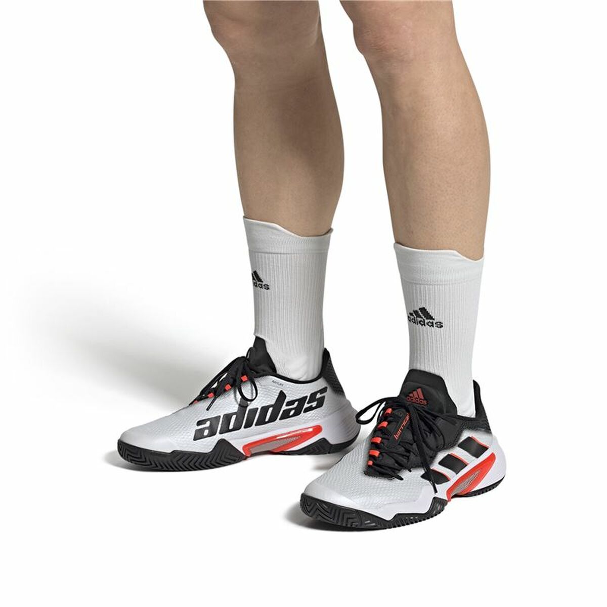 Adidas Barricade Men's Tennis Shoes - White - S6475308 - product view 6