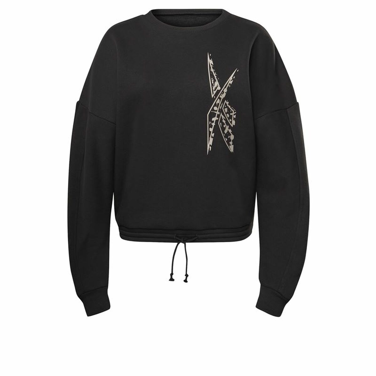 Reebok Damen SweatShirt ohne Kapuze Modern Safari Schwarz – Produktansicht 3