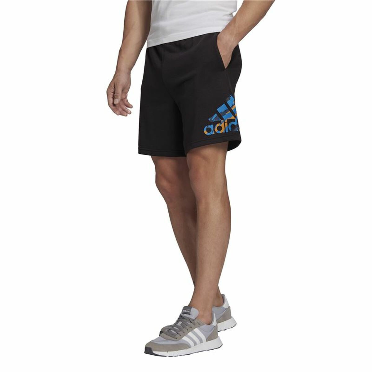 Adidas Camo Men's Shorts - Black - product view 18