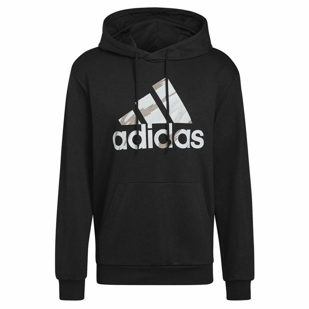Adidas Essentials French Terry Men's Hoodie - Black - product view 3