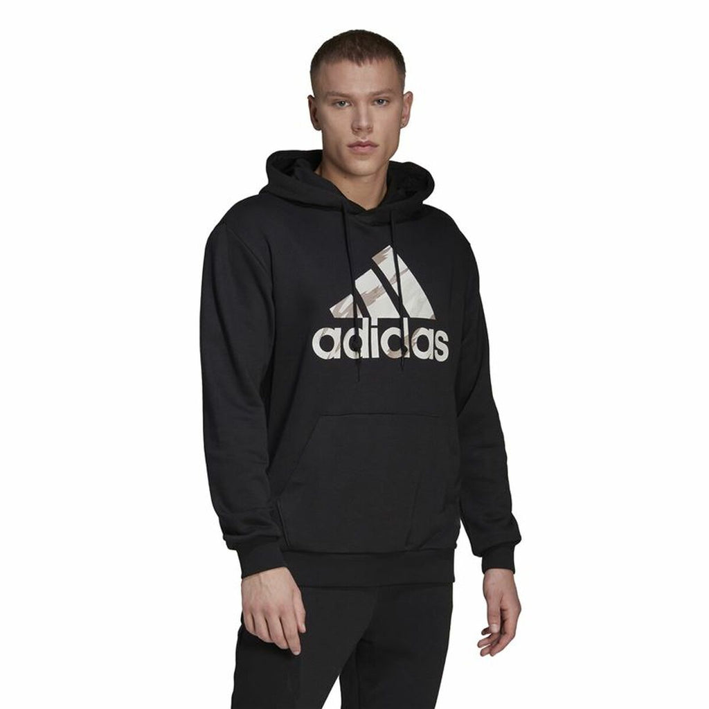 Adidas Essentials French Terry Men's Hoodie - Black - product view 20
