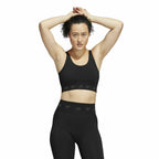 Adidas Sports Bra Aeroknit Women's Sports Bra - Black - product view 13