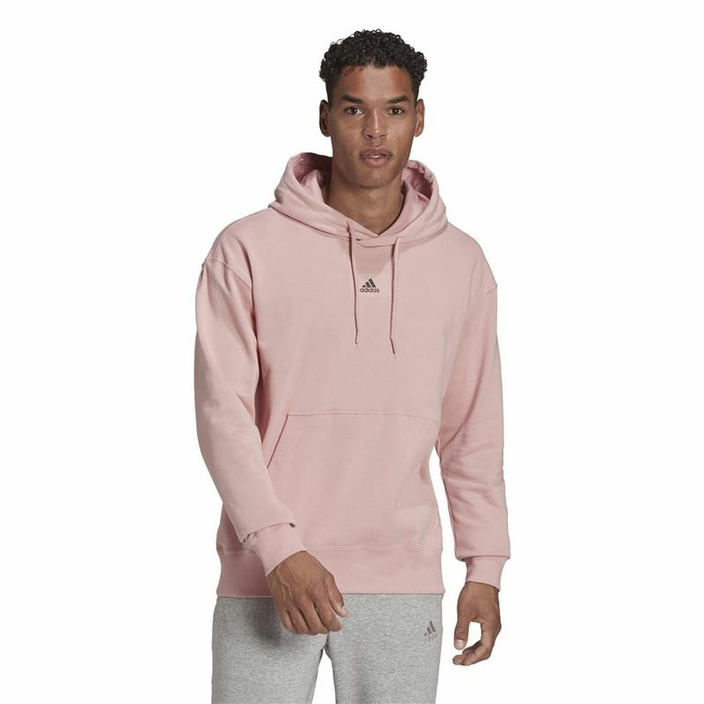 Adidas Essentials Men's Hoodie - Pink - product view 25