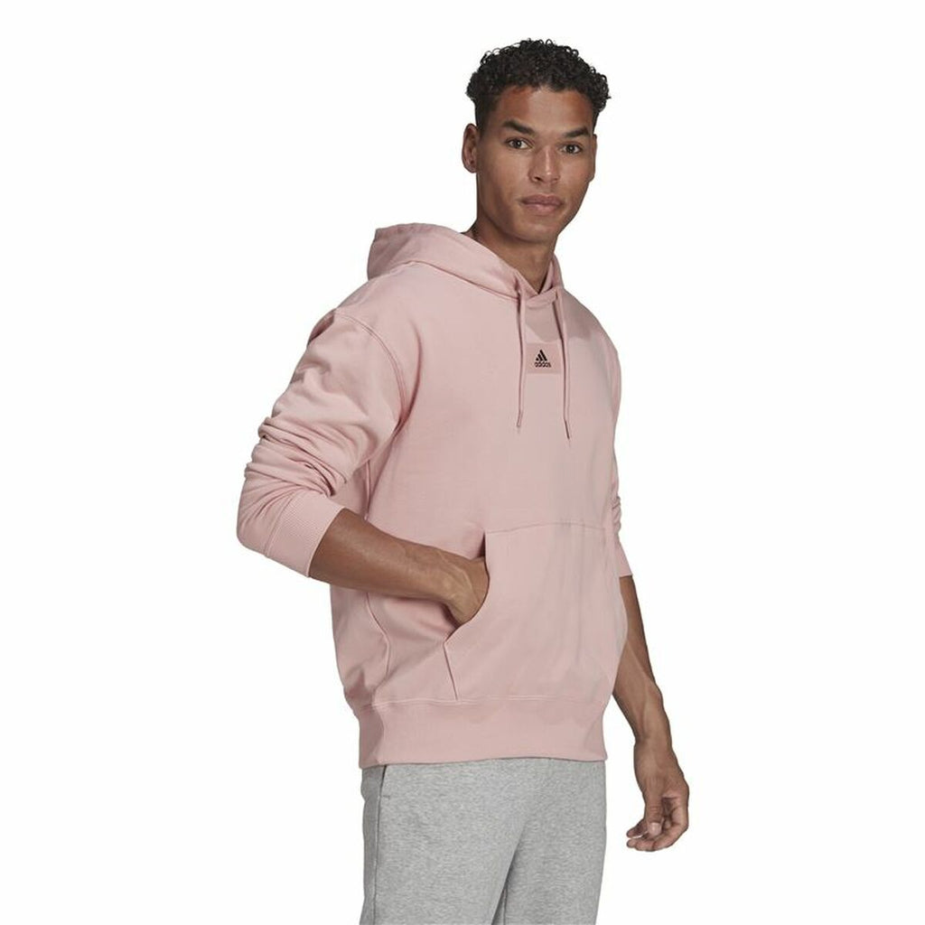 Adidas Essentials Men's Hoodie - Pink - product view 19