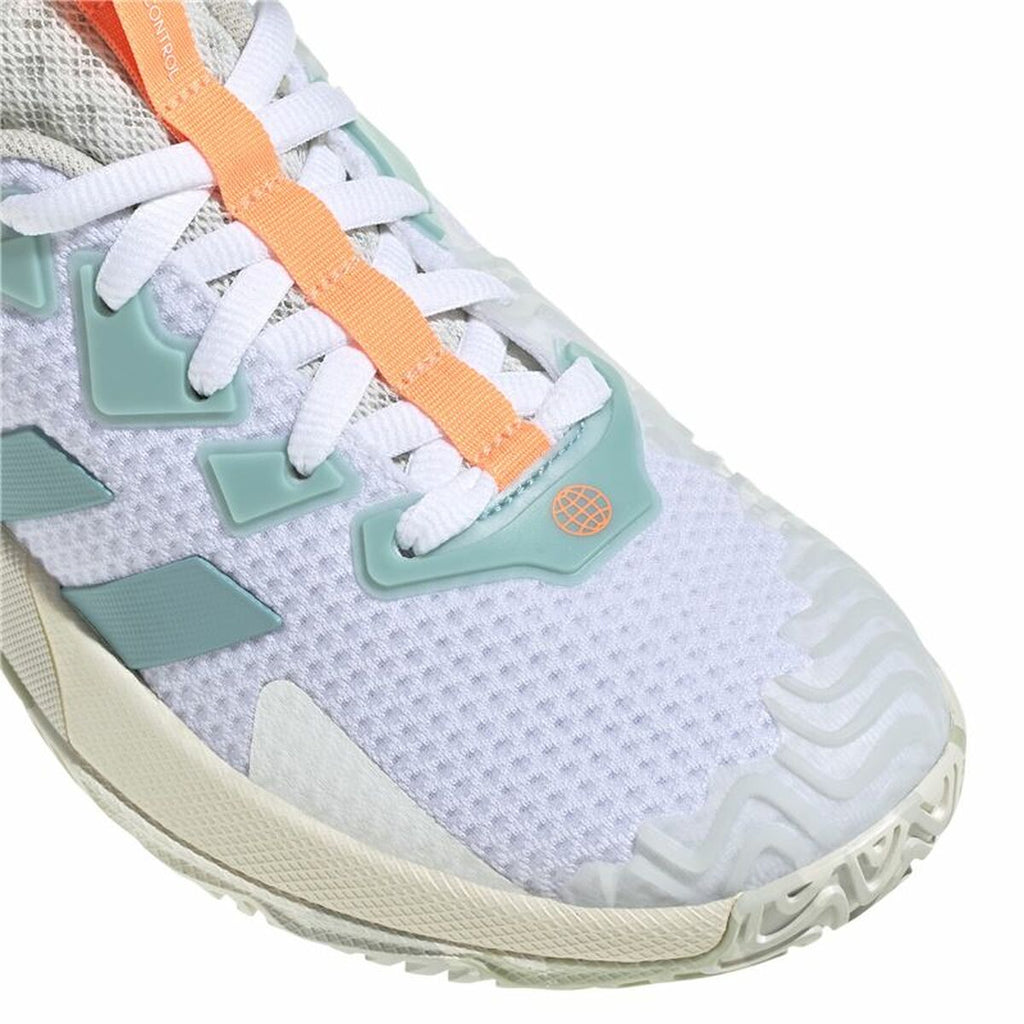 Adidas Control Solematch Women's Tennis Shoes - White - product view 6