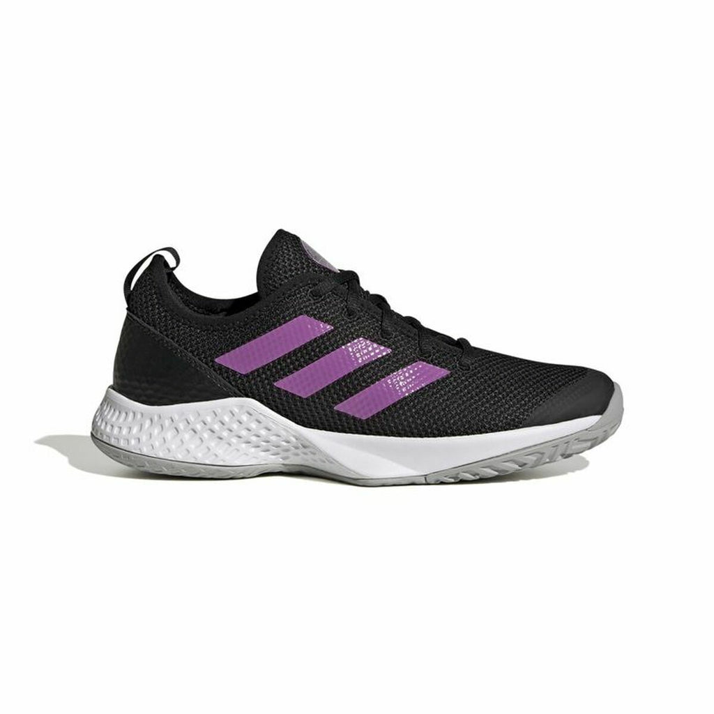 Adidas Courtflash Women's Tennis Shoes - Black - product view 2