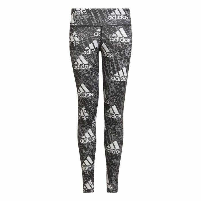 Adidas Designed to Move Girls' Leggings - Black, Grey
