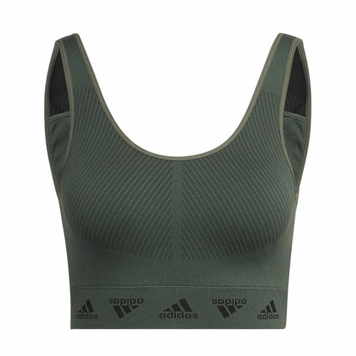 Adidas Bra Aeroknit Women's Sports & Outdoors - Olive - product image 2