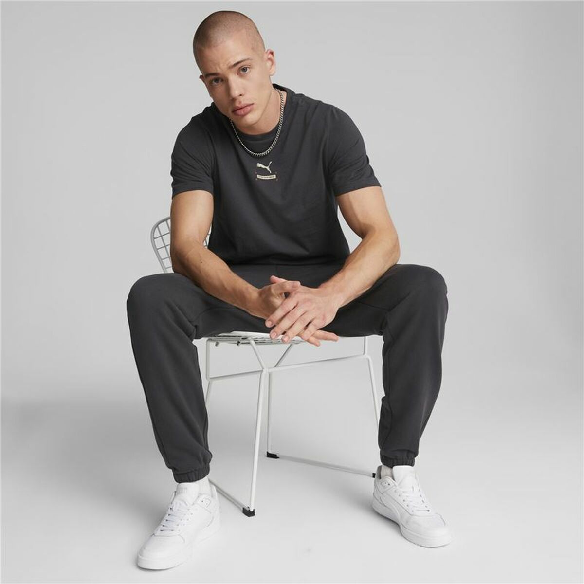 Men’s Short Sleeve T-Shirt Puma Better Black